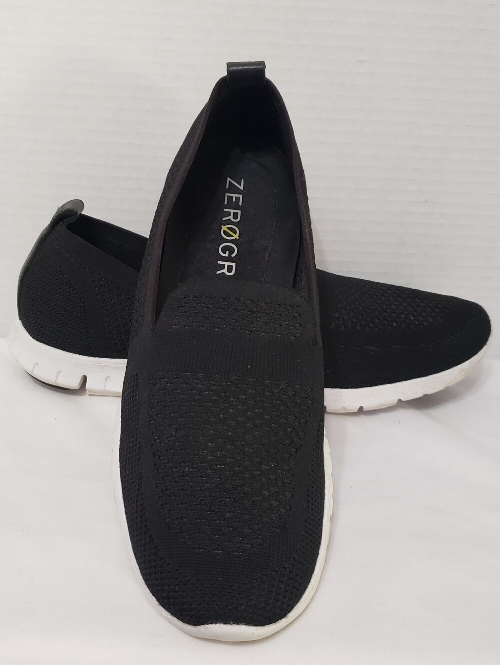Cole Haan | Zerogrand Distance Slip-On Black White Knit Shoes Size 9B W20352